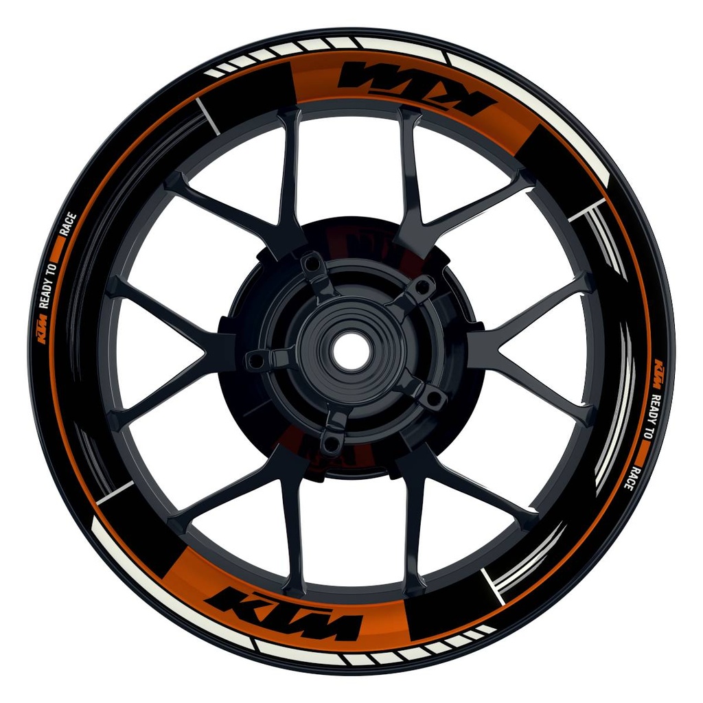 KTM Felgenaufkleber premium Scratched