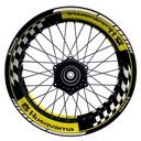 Husqvarna Felgenaufkleber Motorrad premium Grid