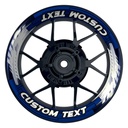 Individuelle Felgenaufkleber "Space" Premium Wheelsticker