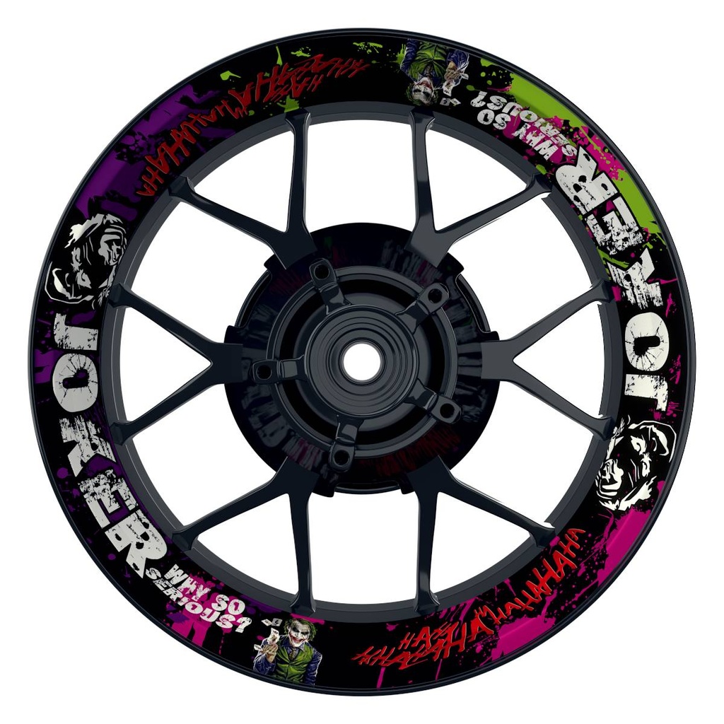 Felgenaufkleber Joker premium