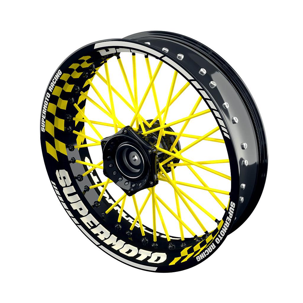 Felgenaufkleber Supermoto Design GRID S