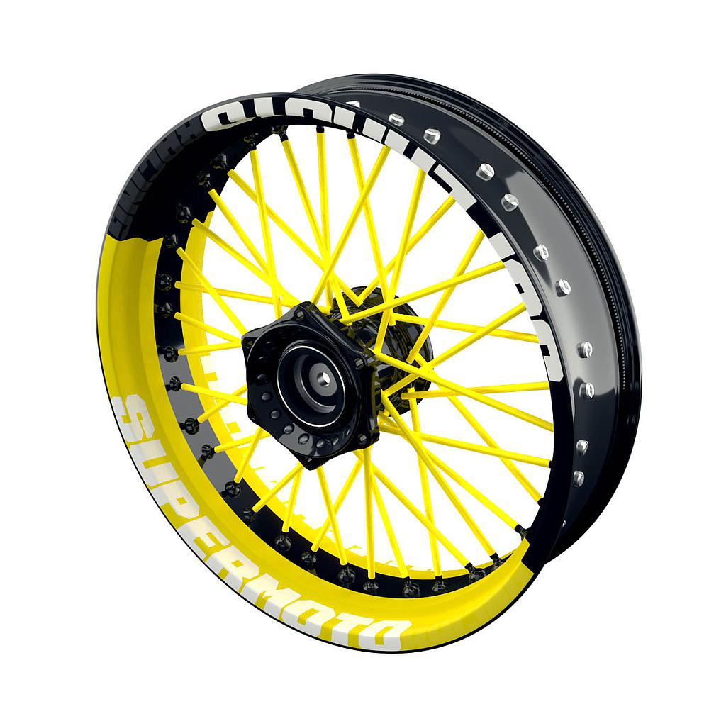 Supermoto - Felgenaufkleber Design V2 inkl. Spokes