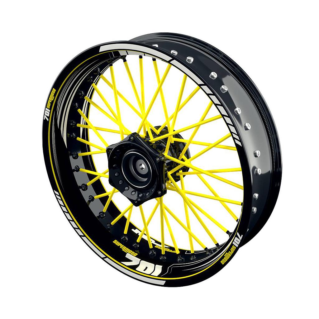 Rim Decals for Husqvarna 701 Supermoto SAW Wheelsticker Premium