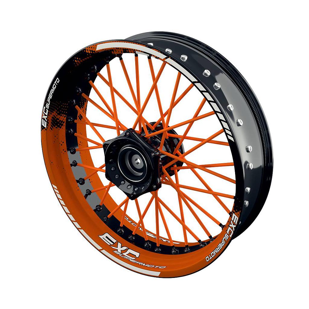 EXC Felgenaufkleber Supermoto DOTS Wheelsticker Premium