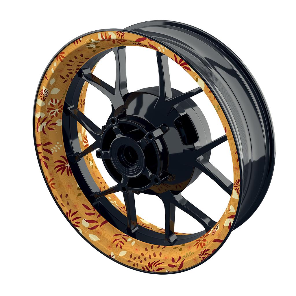 Flowers 7 Felgenaufkleber  Wheelsticker Premium