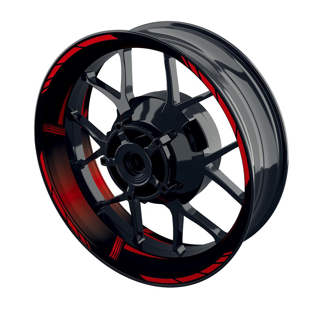 Gradient black Rim Decals  Wheelsticker Premium