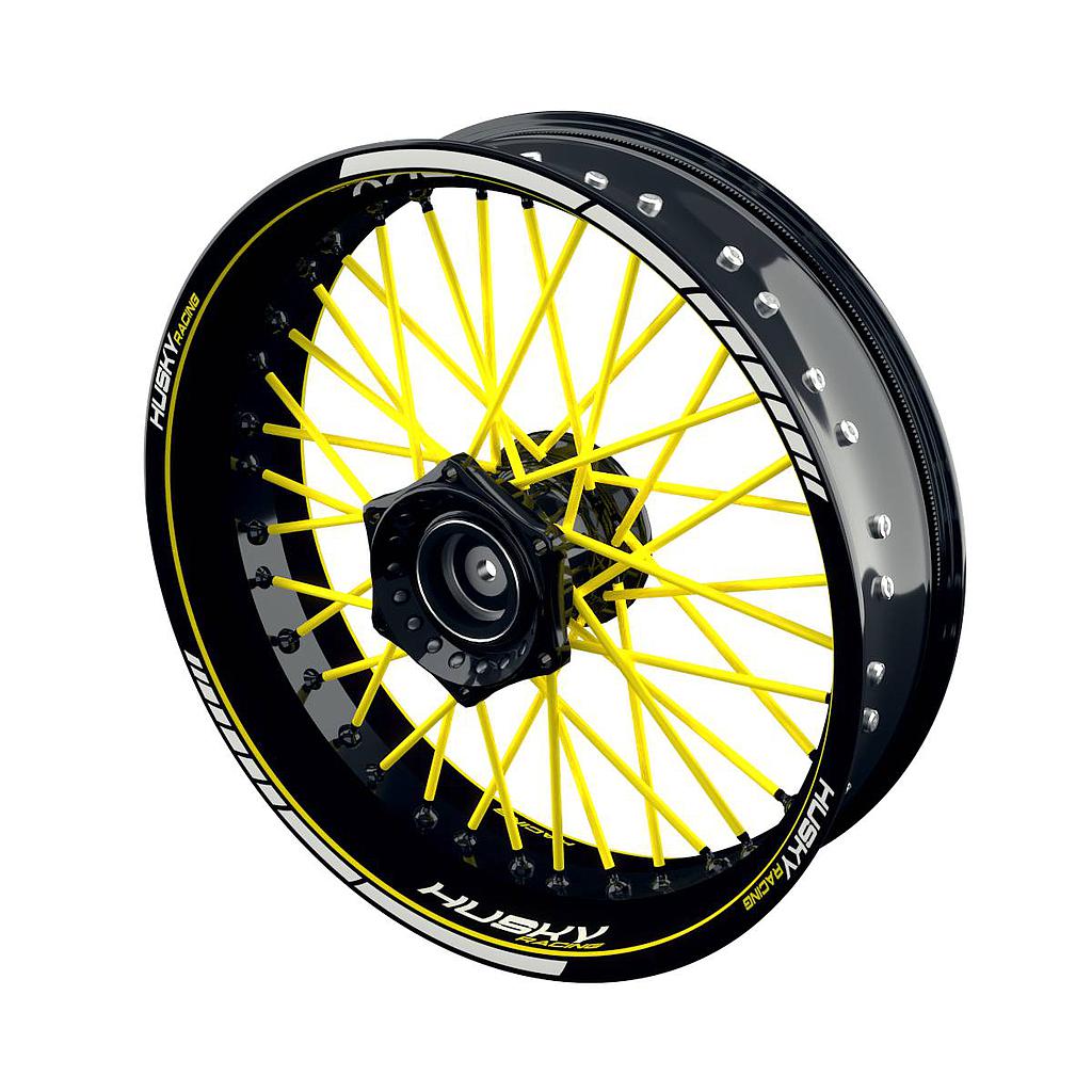 Felgenaufkleber für Husqvarna Husky Racing Supermoto Clean Wheelsticker Premium