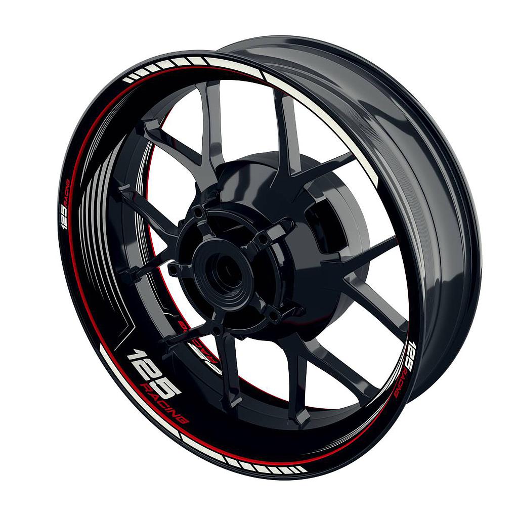 125 Racing Rim Decals SAW Wheelsticker Premium