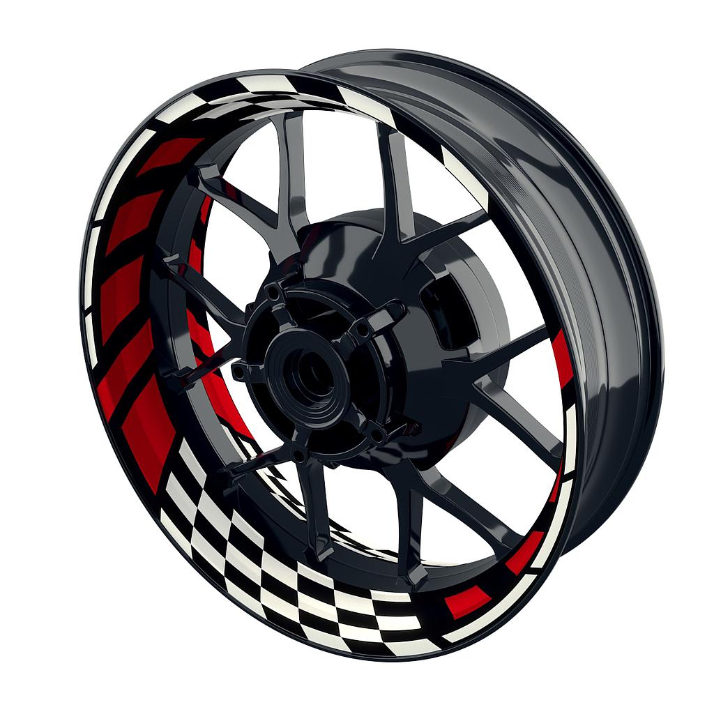 RACE schwarz Felgenaufkleber  Wheelsticker Premium