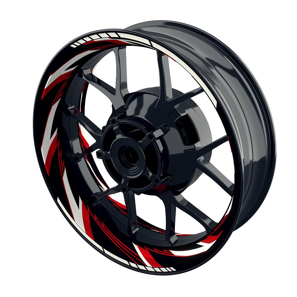 Razor schwarz neutral Felgenaufkleber  Wheelsticker Premium