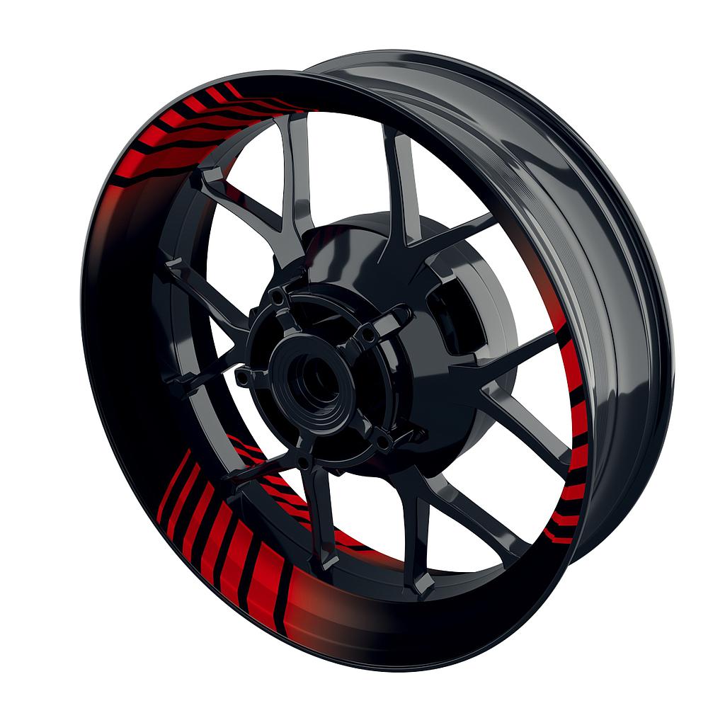 Techno black Rim Decals  Wheelsticker Premium