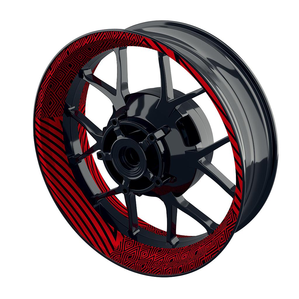 Trouble black Rim Decals  Wheelsticker Premium