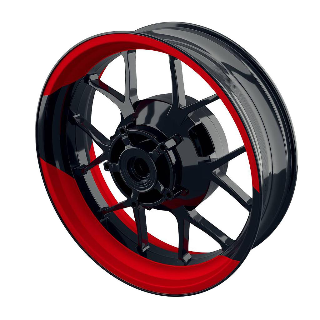 Einfarbig Rim Decals Wheelsticker Premium splitted