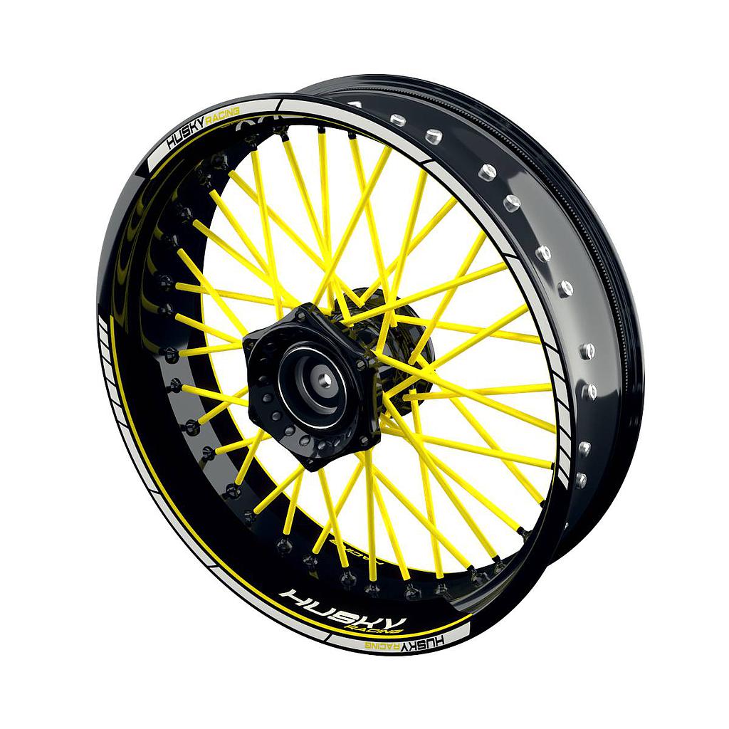 HUSKY Racing Clean Felgenaufkleber Wheelsticker Premium geteilt