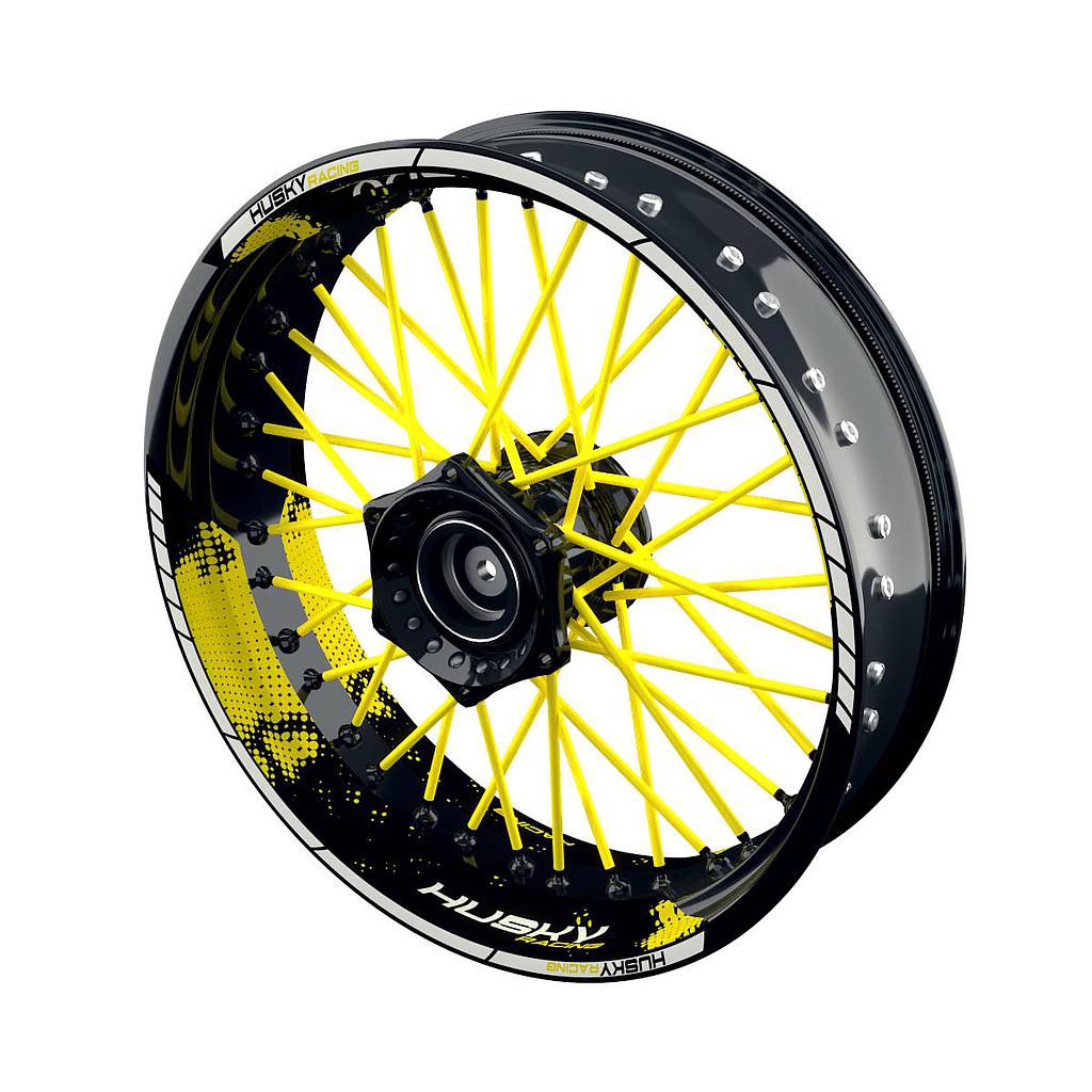 HUSKY Racing Dots Rim Decals Wheelsticker Premium splitted