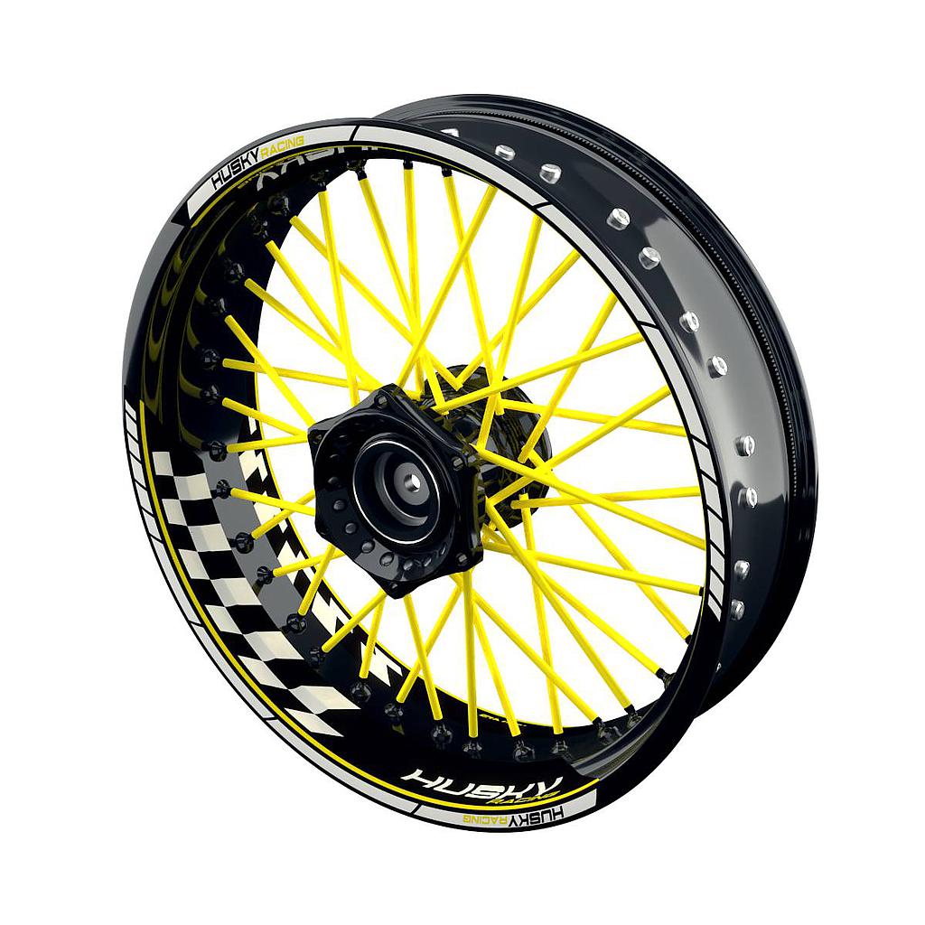 HUSKY Racing Grid Rim Decals Wheelsticker Premium splitted