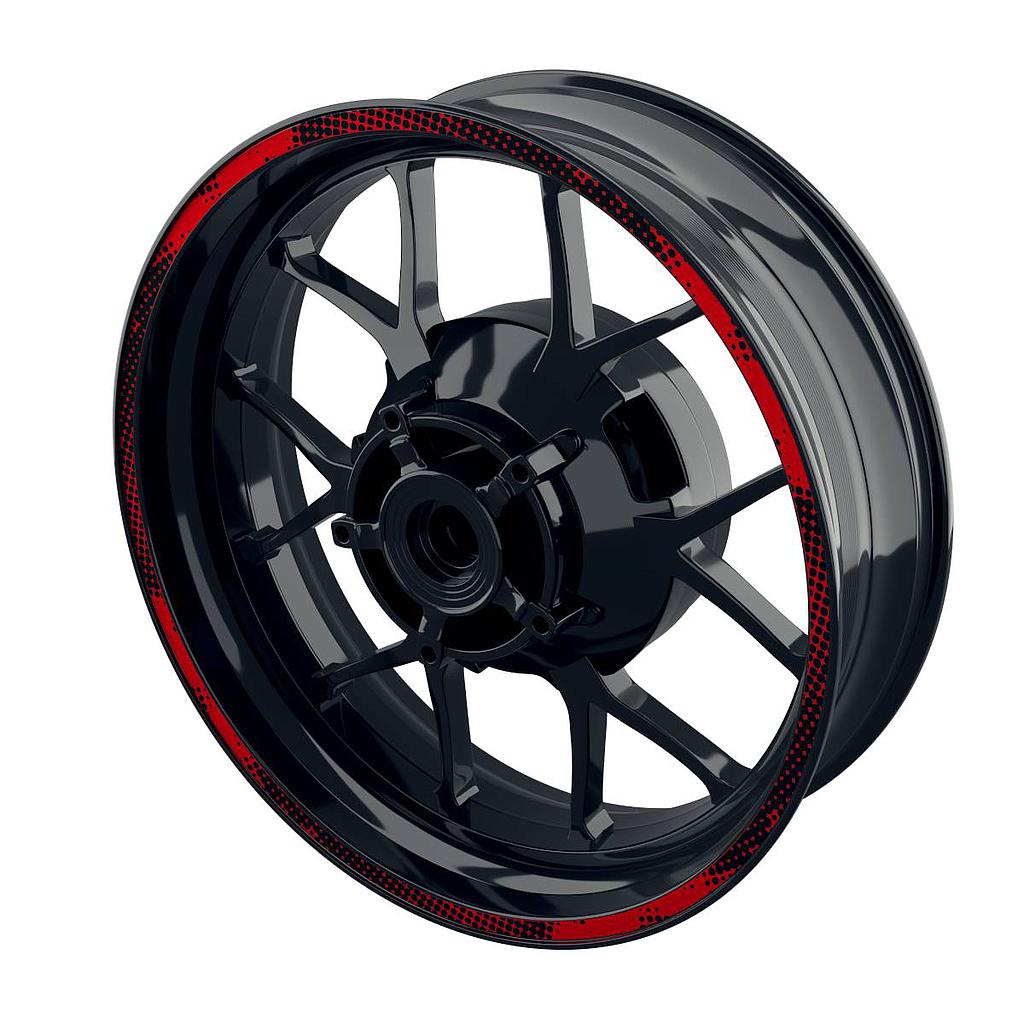 Popart V1 black Rim Stripes Premium Wheelsticker