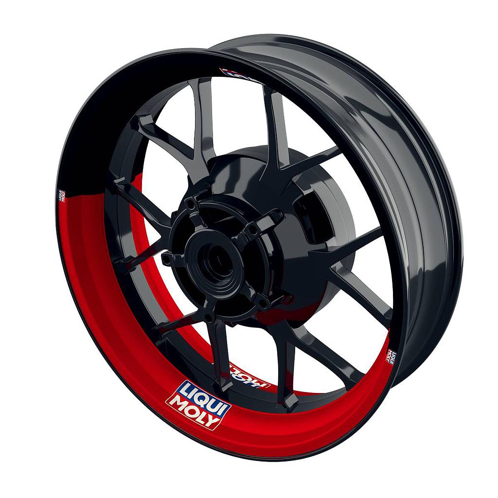 Liqui Moly Rim Decals Motiv Halb Halb black Wheelsticker Premium