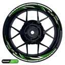 Kawasaki ZX-9R Felgenaufkleber geteilt Design Razor