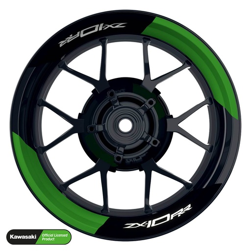 [42444-07-KM] Kawasaki ZX-10RR Felgenaufkleber geteilt Design Saber