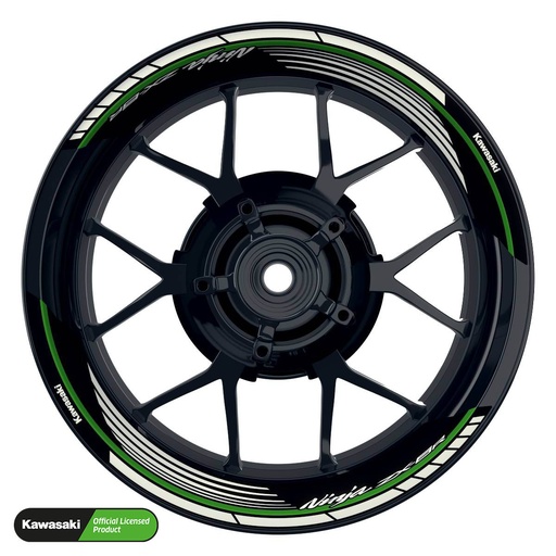 [42459-07-KM] Kawasaki NINJA ZX-6R Rim Decals splitted Design Saw