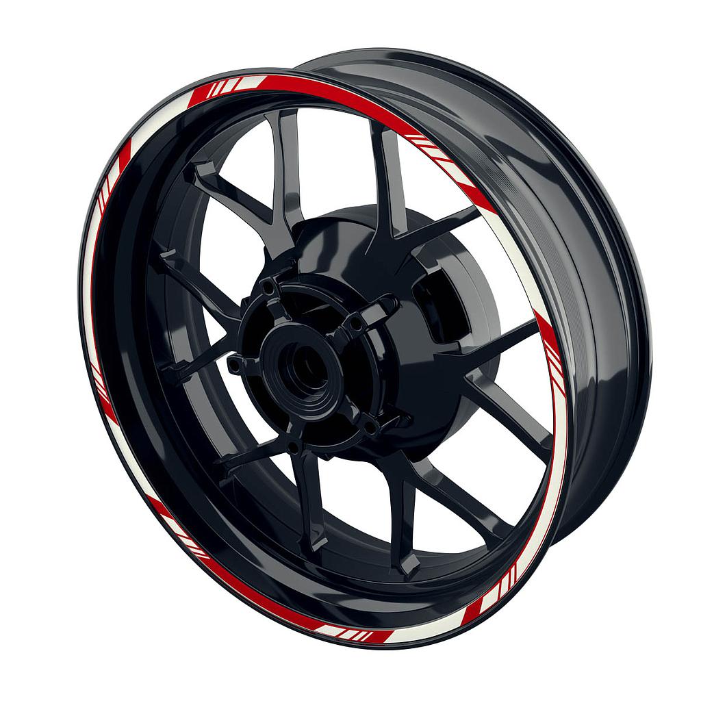 Felgenrandaufkleber Motorrad V1 W für Motorrad